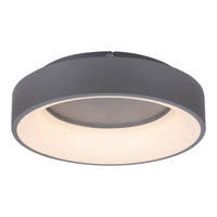 Plafon LED Lampa Sufitowa Oprawa Ścienna Natynkowa 24W 1500lm 3000-6000K CCT Ściemnialna Pilot Timer Szary Minimalistyczny Adeline Rabalux