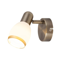 Kinkiet Ścienny Lampa Punktowa Reflektor Spot E14 Brązowy Klasyczny Elite 5970 Rabalux