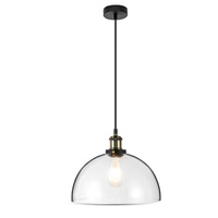 Lampa Wisząca Oprawa E27 Szklany klosz przezroczysty VT-7300 V-TAC