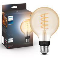Żarówka LED Globe E27 G95 7W CCT PHILIPS HUE White & Ambiance Filament Bluetooth Zigbee