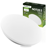 Plafon LED Lampa Sufitowa Natynkowa 24W NOTUS 2 Okrągły IP44 38 cm LUMILED