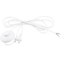 Włącznik przełącznik nożny z przewodem biały