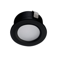 Oprawa Akcentowa Lampa Sufitowa Podświetlająca Oczko LED 1W 30lm 3000K Ciepła 105° Okrągła Czarna IP65 Imber Kanlux