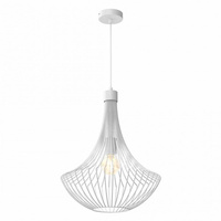 Lampa Wisząca Sufitowa CESTA Biała 1xE27 Milagro