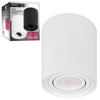 Oprawa Natynkowa Halogenowa Tuba Reflektor Spot GU10 Okrągła Ruchoma Biała Masterled