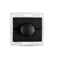 Ściemniacz Regulator Obrotowy 500W + Filtr Czarny LOGI Kanlux