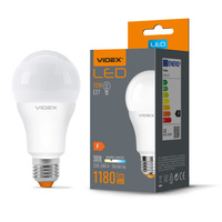 Żarówka LED E27 A60 12W = 82W 1180lm 3000K Ciepła 240° Videx