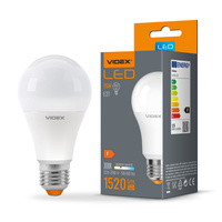Żarówka LED E27 A65 15W = 100W 1520lm 3000K Ciepła 240° Videx