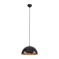 Lampa Sufitowa HEMISPHERE 6777 Nowodvorski Czarno-Złota E27 Wisząca Stal ?34 cm Nowoczesna