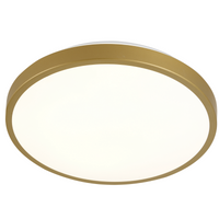 Plafon LED Lampa Sufitowa Natynkowa KERN 15W 4000K 30cm Złota