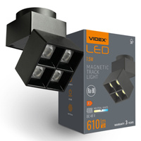 Lampa LED do Szyny Magnetycznej 7.5W 610lm 4000K Neutralny CRI90 36° Czarna VIDEX