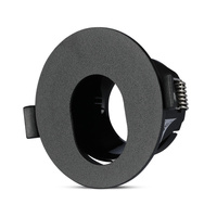 Oprawa Sufitowa Podtynkowa Oczko GU10 Okrągła Czarna VT-874 V-TAC