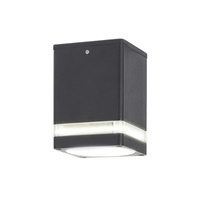 Lampa Sufitowa Ogrodowa Zewnętrzna LED GU10 IP54 Antracyt Nowoczesny Zombor Rabalux