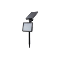 Lampa Ogrodowa Zewnętrzna Wbijana Solarna 9.6W 200lm 4000K IP44 z Czujnikiem Zmierzchu Czarny Nowoczesny Kelna Rabalux