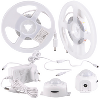 Taśma Pasek LED z Czujnikiem Ruchu i Zmierzchu 16.5W 1960lm 4000K Neutralna 220-240V Biała 5m Sanico Goldlux