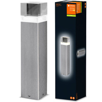 Lampa Ogrodowa Zewnętrzna Stojąca Słupek 4.5W 400lm 3000K IP44 Srebrny Endura Ledvance