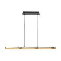 Lampa Wisząca Sufitowa LED 30W 1570lm 3000K Czarny Nowoczesny Remiel Rabalux