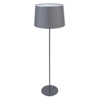 Lampa Podłogowa Stojąca MAJA GRAY Abażur Grafitowa Klasyczna E27 2918 TK Lighting