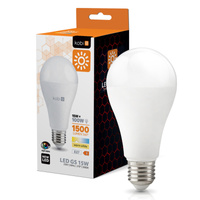 Żarówka LED E27 Kulka 15W 1500lm 3000K Ciepła 270° Kobi