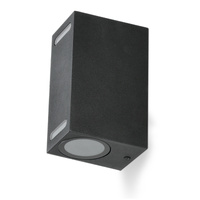 Lampa Ogrodowa Kinkiet Elewacyjny Zewnętrzny 2x GU10 IP54 Czarna Querk Kobi