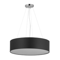 Lampa Sufitowa Wisząca RONDO BLACK Chrom Czarno-Biała Minimalistyczna 4xE27 4247 TK Lighting