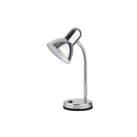 Lampa Stołowa Biurkowa Nocna E27 Chrom Klasyczny Clark 4255 Rabalux