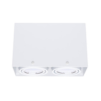 Lampa Oprawa Sufitowa BLOCCO Biała 2x7W GU10 LED Milagro