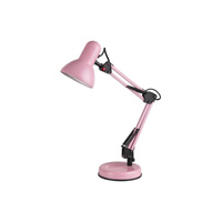 Lampa Stołowa Biurkowa Nocna E27 Różowy Klasyczny Samson Rabalux