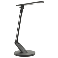 Lampka Biurkowa LED Stołowa 7W 400lm CCT 120° Czarna Ściemnialna Optimum Sanico Goldlux