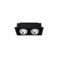 Oprawa Podtynkowa Sufitowa GU10 Czarna DOWNLIGHT 9570 Nowodvorski