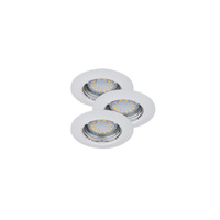 Oprawa Podtynkowa Lampa Punktowa SPOT 3W 240lm 3000K GU10 Biały Minimalistyczny IP44/IP40 Lite Rabalux