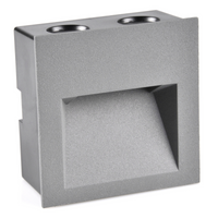 Oprawa Schodowa LED 3W 55lm 4000K Neutralna Szara IP44 Q LED Sanico Goldlux