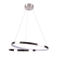 Lampa Sufitowa LED Wisząca Zwis 40W 3700lm 4000K Neutralna Srebrna ZEFIRA Sanico Goldlux