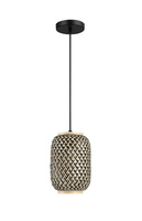 Lampa Sufitowa Wisząca Zwis Czarny Adalla Rabalux