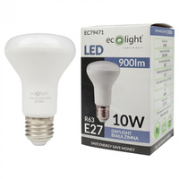 Żarówka LED Reflektor R63 E27 10W 900lm 6500K Zimna Ecolight