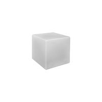 Lampa Ogrodowa Oprawa Zewnętrzna Stojąca Słupek E27 Biała Wodoodporna IP44 CUMULUS CUBE M 8966 Nowodvorski