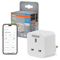 Inteligentna Wtyczka Gniazdko 3120W z Wyłącznikiem On/Off Biały Osram SMART+ WiFi Matter