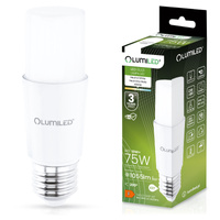 Żarówka LED E27 Tubularna T37 10W = 75W 1055lm 4000K Neutralna 200° LUMILED