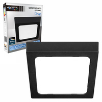 Panel LED Oprawa Sufitowa 12W 960lm 4000K Neutralny Natynkowy Kwadratowy Czarny Proma Masterled