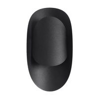 Lampa Ścienna Kinkiet G9 Owalna Czarna Nowoczesna Tear Sollux