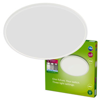 Lampa Ogrodowa Plafon LED 15W 1500lm 4000K IP54 SceneSwitch Biała SuperSlim Philips