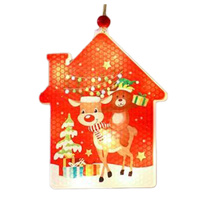 Zawieszka LED Domek 11,5cm 2700K Świąteczna LVT