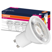 3x Żarówka LED PAR16 Reflektor GU10 6.9W = 80W 575lm 4000K Neutralna 60° VALUE Osram