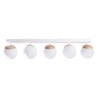 Lampa Sufitowa SFERA Drewniana 5xE14 Milagro