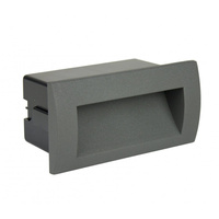 Lampa Ogrodowa Zewnętrzna Elewacyjna WPUSZCZANA LED Mur-Led M2031 3W 100lm 3000K Ciepła Su-Ma