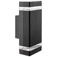 Kinkiet ogrodowy elewacyjny góra dół Gilbert 2xGU10 Y218 Ip44 GOLDLUX (Polux) czarny