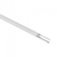 Profil Aluminiowy LED Narożny Natynkowy Anodowany 2m z Kloszem Mlecznym do Taśm LED + Zaślepki seria RW Ecolight