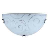 Półplafon Kinkiet Ścienny Lampa LED E27 Chrom Klasyczny Harmony Lux 3851 Rabalux