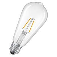 Żarówka LED ST64 E27 Świeczka 1.8W = 25W 250lm 2700K Ciepła 300° Filament STAR CLASSIC Osram