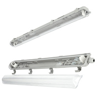 Oprawa Lampa Hermetyczna LED Świetlówkowa G13 IP65 Szara Hermetic Kobi